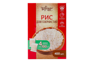 Рис Українська Зірка Довгозернистий 400 г вар./пак