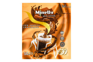 Кофе жареный молотый в дрип-пакете Chocolate Minelly м/у 10г