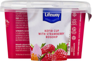 Lifeway Strained Kefir Cup with Strawberry Rosehip
