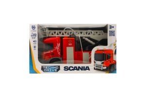 Іграшка Автомодель Пожежна машина світло/звук/вода Scania TechnoDrive
