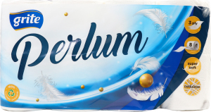 Бумага туалетная Grite Perlum 3-слойная