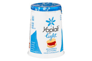 Yoplait Fat Free Yogurt Light Strawberry Shortcake