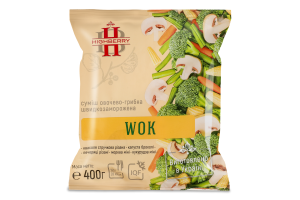 Суміш овочево-грибна швидкозаморожена Wok Highberry м/у 400г