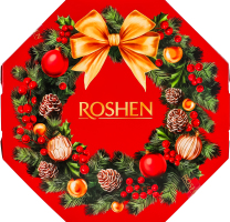 Набор подарочный Рождественский венок Roshen к/у 599г