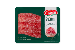 Колбаса нарезка Спианата Galbani с/в лоток 100г