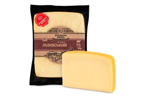 Сыр 45% твердый Львовский Козацька ферма кг