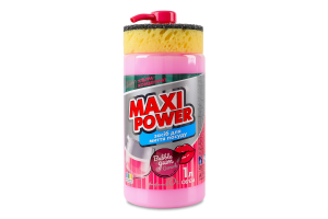 Средство для мытья посуды Bubble gum Maxi Power 1л