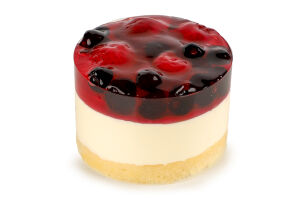 Тістечко Сиркове з ягодами