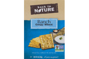 Back To Nature Crispy Wheat Crackers Ranch