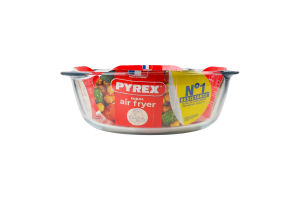 Форма скляна кругла 2.3л 26x23х8см №208В100/7948 Air fryer Pyrex 1шт