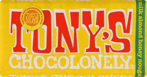 Шоколад молочний Tony's Chocolonely мед мигд нуга