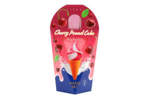 Набір Сherry pound cake Крем д/рук 50мл+Пилочка та паличка д/манікюру Liora