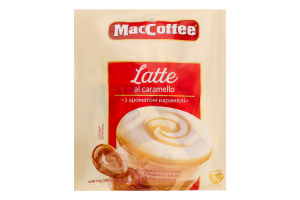 Напиток кофейный растворимый с ароматом карамели 3в1 Latte MacCoffee м/у 22г