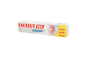 Крем для фиксации зубных протезов Нейтральный вкус Fix Lacalut 70г