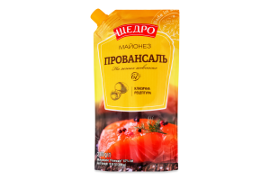 Майонез 67% на яичных желтках Провансаль Щедро д/п 300г