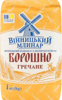Борошно гречане Вінницький Млинар м/у 1кг