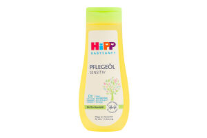 Масло для детей с рождения натуральное с миндальным маслом Sensitiv Babysanft Hipp 200мл