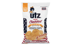Utz Grillin' Classics Potato Chips Grilled Hot Dog