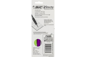 Bic Velocity #2 .9mm Thick Mechanical Pencils with Refills - 2 CT