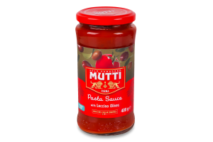 Соус томатный с черными оливками Mutti с/б 400г