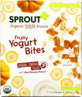 Sprout Organic Toddler Snacks Yogurt Bites Banana Pumpkin Yogurt