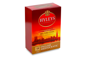 Чай черный байховый цейлонский цельнолистовой English aristocratic Hyleys к/у 100г