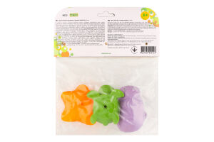 Набор игрушек для детей от 6мес для ванной №9022 Забавные зверушки Baby Team 1шт