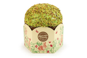 Панетоне з фісташк.нач. та катаїфі, 650г