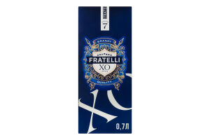 Бренді 0.7л 37% ординарний 7 років XO Fratelli пл