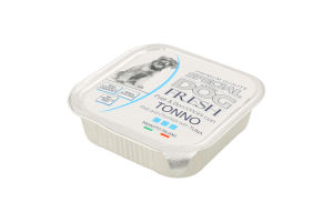Корм консервированный полнорационный для взрослых собак в паштете из тунца Fresh Special Dog Monge лоток 150г