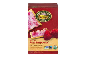 Nature's Path Organic Toaster Pastries Frosted Razzi Raspberry - 6 CT