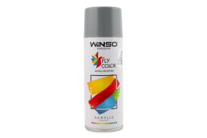 Фарба акрилова сіра 450мл аерозоль Winso