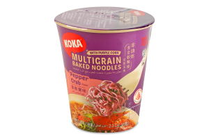 Локшина Koka смак краба з фіолетовою кукурудзою