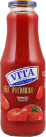 Сок прямого отжима пастеризованный томатный Vita с/бут 1л
