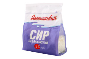 Сир кисломолочний 5% безлактозний Яготинський м/у 350г