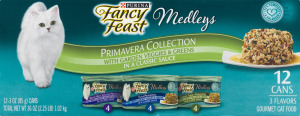 Purina Fancy Feast Medleys Gourmet Cat Food Primavera Collection - 12 CT