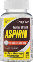 CareOne Aspirin 325mg Regular StrengthTablets - 500 CT
