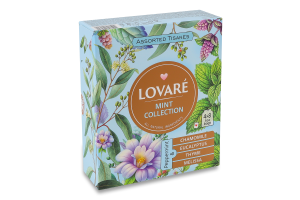 Чай травяной ассорти Мята Mint collection Lovare к/у 32х1.3г