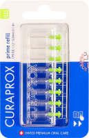 Н-р йоржиків міжзубних Curaprox CPS 011 зелені 8шт