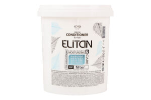 Бальзам-кондиціонер для волосся Екстракт вівса, олія аргани, протеїни шовку Зволожувальний Elitan 500мл