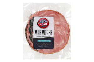 Ковбаса варена Мраморна Алан в/ґ кг