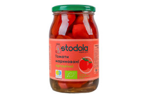 Томаты маринованные консервированные стерилизованные органические Stodola с/б 900г