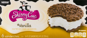 Skinny Cow Vanilla Low Fat Ice Cream Sandwiches - 6 CT