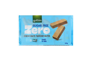 Вафлі з шоколадним кремом без цукру з підсолоджувачами Zero Gullon м/у 180г