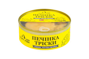 Печень трески натуральная стерилизованная Craft Fish ж/б 230г