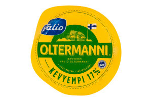 Сир 33% напівтвердий помірно жирний Oltermanni 17 Valio в/ґ в/у 250г