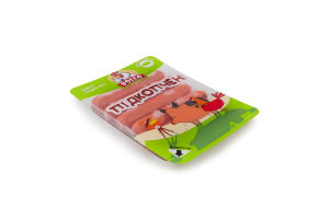Сосиски Подкопченные Pollo 1с лоток 0.26кг