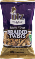 Utz Select Braided Pretzel Twists Honey Wheat