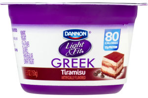 Dannon Light & Fit Greek Nonfat Yogurt Tiramisu