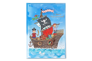 Листівка Happy.com POP-UP 3D Пірати з конвертом